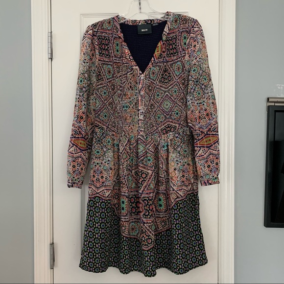 Anthropologie Dresses & Skirts - Anthro Maeve Amethyst Medallion smocked dress